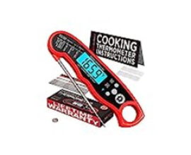 Alpha Grillers Instant Read Meat Thermometer for Grill and Cooking.